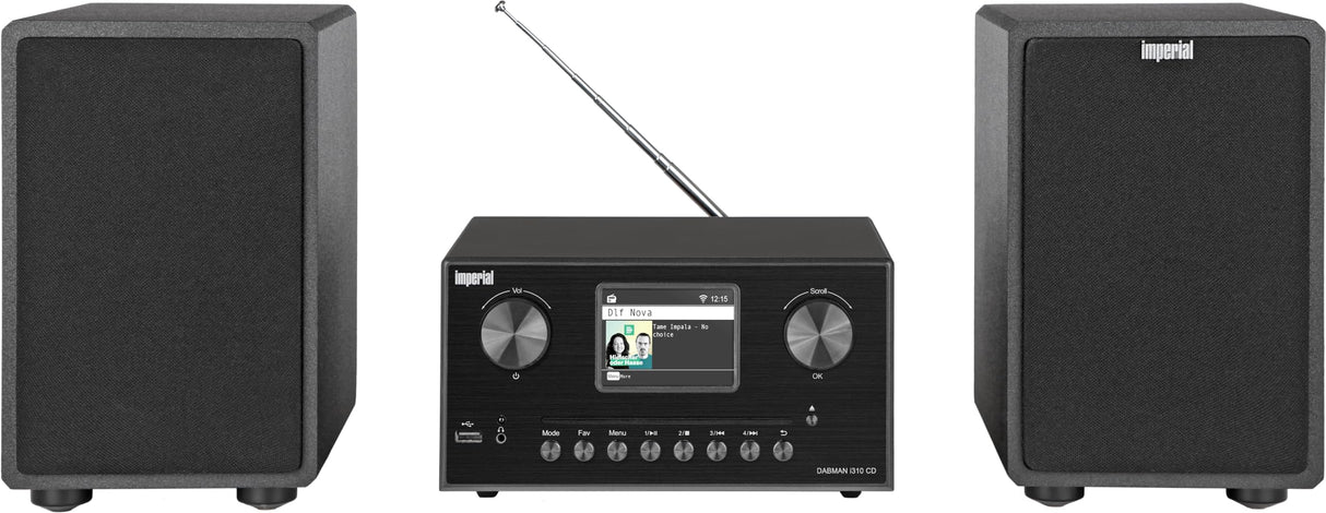 Imperial DABMAN i310 CD DAB+/FM/Internet - Sistema HiFi con reproductor de CD