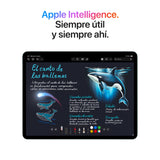 Apple iPad Air de 11 Pulgadas (M4): Pantalla Liquid Retina, 128 GB, cámaras Frontal/Trasera de 12 Mpx, Wi‑Fi 7 con el Chip N1 de Apple, Touch ID — Gris Espacial