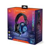 JBL Quantum ONE Auriculares para gamers con tecnología QuantumSPHERE 360 y sensor de movimiento de cabeza, diseño llamativo, compatible con PC, Playstation y Xbox, negro