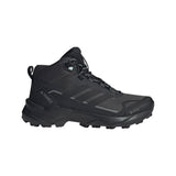 adidas Terrex Skychaser AX5 Mid Gore-Tex Hiking Shoes, Zapatos de Senderismo Mujer, Carbon/Core Black/Semi Flash Aqua, 40 2/3 EU