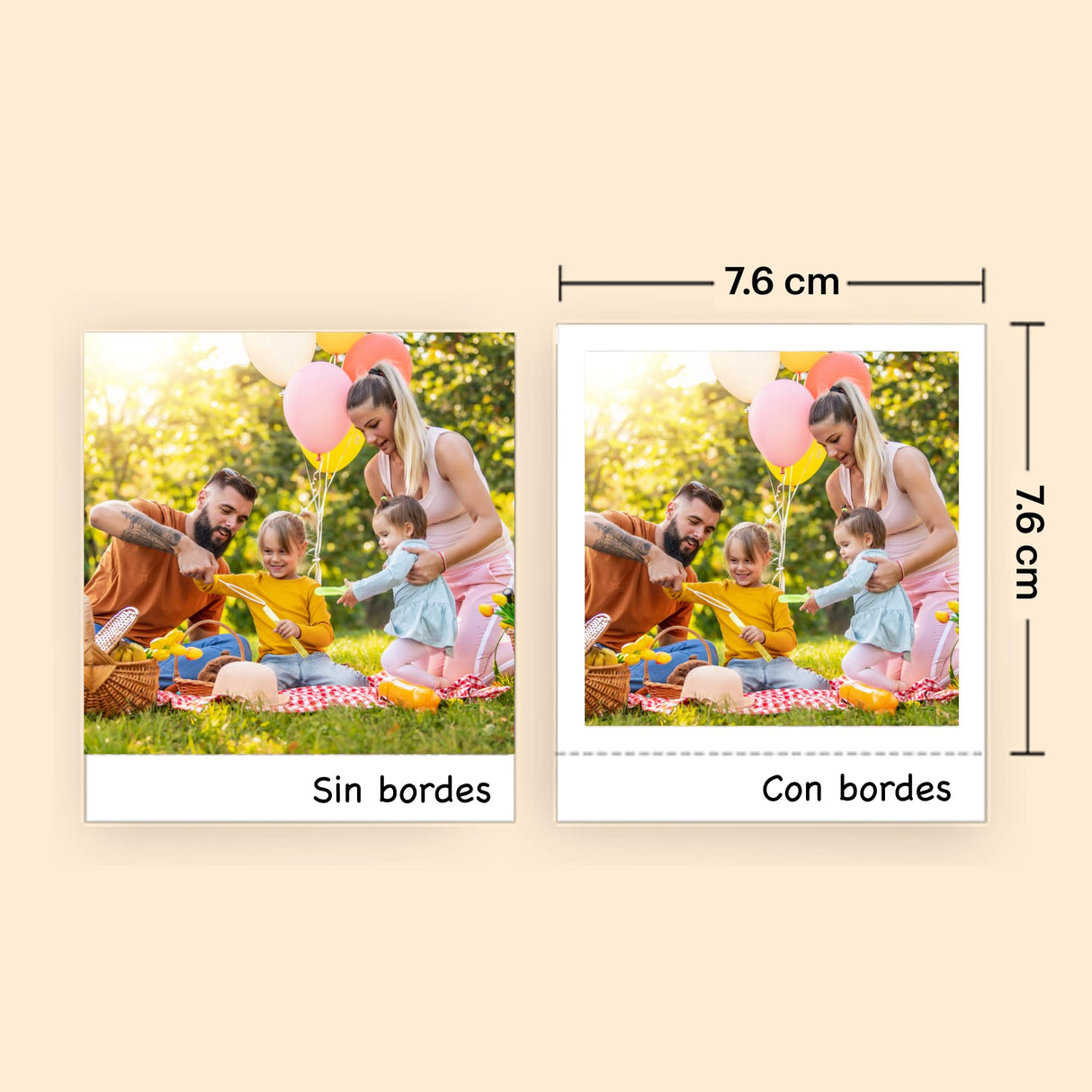 KODAK Mini Shot 3 ERA 4PASS - Cámara instantánea 2 en 1 e Impresora de Fotos (7,6 x 7,6 cm, 8 Hojas), Color Amarillo