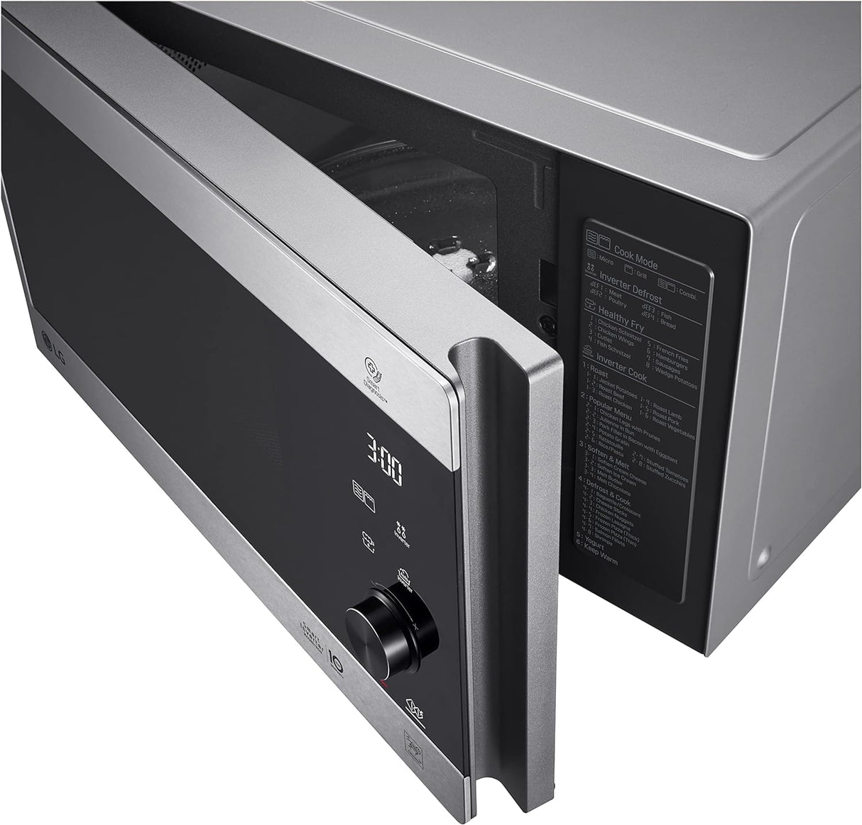 LG MH6565CPS Sobre el rango - Microondas (Sobre el rango, Microondas combinado, 25 L, 1000 W, Tocar, Plata, Acero inoxidable)