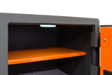 ARREGUI Plus C Electrónica 181140 Caja fuerte de empotrar, 10+3 mm de espesor, apertura electrónica, con fondo regulable, 27x38,5x20 a 30 cm, 11 a 19 L