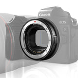 Canon EF-EOS R - Adaptor montura con anillo de control para objetivos EF y EF-S, color negro