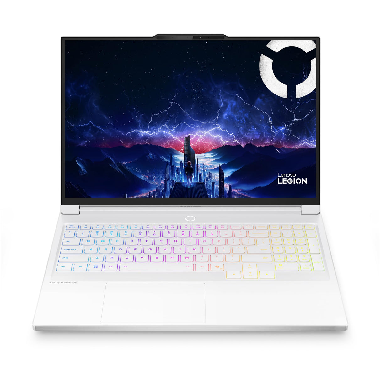 Lenovo Legion 7 Gen 10 – Portátil Gaming IA 16" OLED (Intel Core Ultra 7 255HX, NVIDIA GeForce RTX 5060, 240Hz, 32GB RAM, 1TB SSD, Wi-Fi7, Sin Sistema Operativo) QWERTY RGB Español - Blanco Glaciar