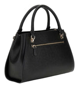 GUESS Noelle Luxury Satchel, Hand Bag Women, Negro, Talla única