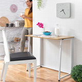 InnovaGoods® Escritorio Plegable Portátil, Mesa Escritorio Plegable se Adapta fácilmente a Diversos Espacios, Mesa Plegable Escritorio Ideal para teletrabajo, no Requiere Montaje. 80 x 75 x 45 cm
