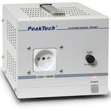PeakTech 2240 - Transformador de Aislamiento, Dispositivo de Medición, Toroidal, Galvánico, Clase de Protección 1, Uso Móvil, Voltaje de Entrada 230 V, Potencia de Salida 500 W - 160 x 125 x 235 mm