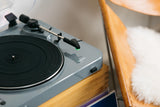 Lenco L-85 - Tocadiscos para Equipo de Audio (MP3, USB), Plateado