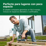 Bosch 18V System atornillador de impacto a batería UniversalImpactDrive 18V-210 (potente y compacto para madera; batería PBA 18V 2.0Ah W-BM, cargador AL18V-20, estuche de transporte incl.)