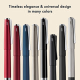 Lamy studio pianored pluma- cuerpo metálico elegante - plumín de oro de 14 quilates, parcialmente platinado en EF - cartucho de tinta T 10 blue incl.