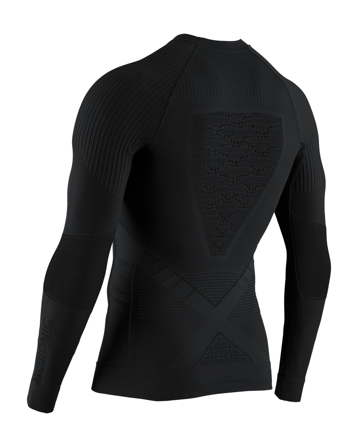 X-Bionic Energy Accumulator 4.0 Shirt Round Neck Long Sleeves Men Capa De Base Camiseta Funcional, Hombre, Black, M