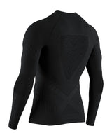 X-Bionic Energy Accumulator 4.0 Shirt Round Neck Long Sleeves Men Capa De Base Camiseta Funcional, Hombre, Black, M