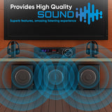 Pyle USA - PFA560BT - Wireless Bluetooth Home Audio Amplifier - 100W 5.1 Canal Home Theater Power Stereo Receptor, Sonido Envolvente w/HDMI, AUX, Antena FM, Entrada de Altavoz de subwoofer, Adaptador