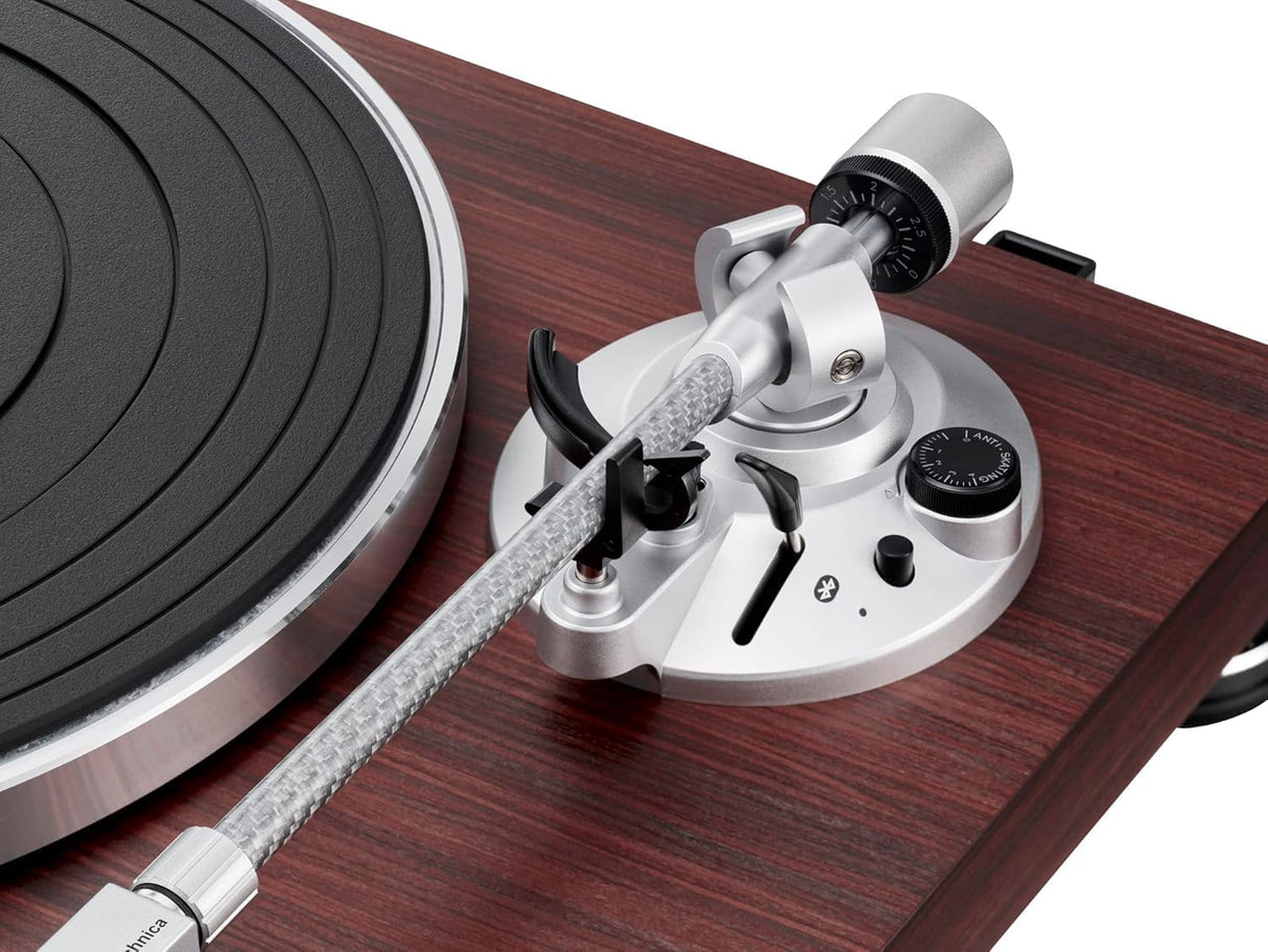 Audio-Technica LPW50BTRW Giradiscos Inalámbrico con tracción por Correa Palisandro