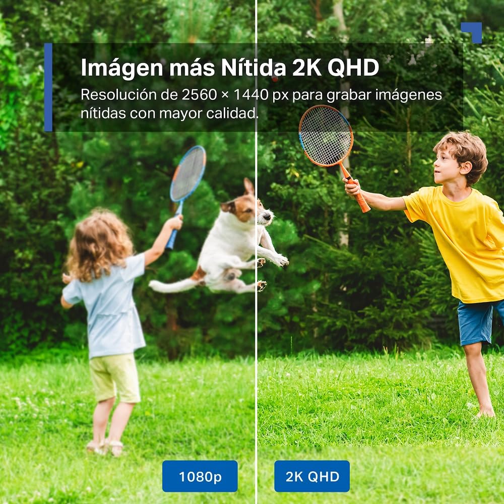 Tapo [2024 Nuevo] C425(2-Pack) - Cámara Wi-Fi de Batería para Exterior/Interior, 2K QHD, 10000mAh, IA Mejorada, Visión Nocturna a Color, Base Magnética, No Requiere Hub, Compatible con Panel Solar
