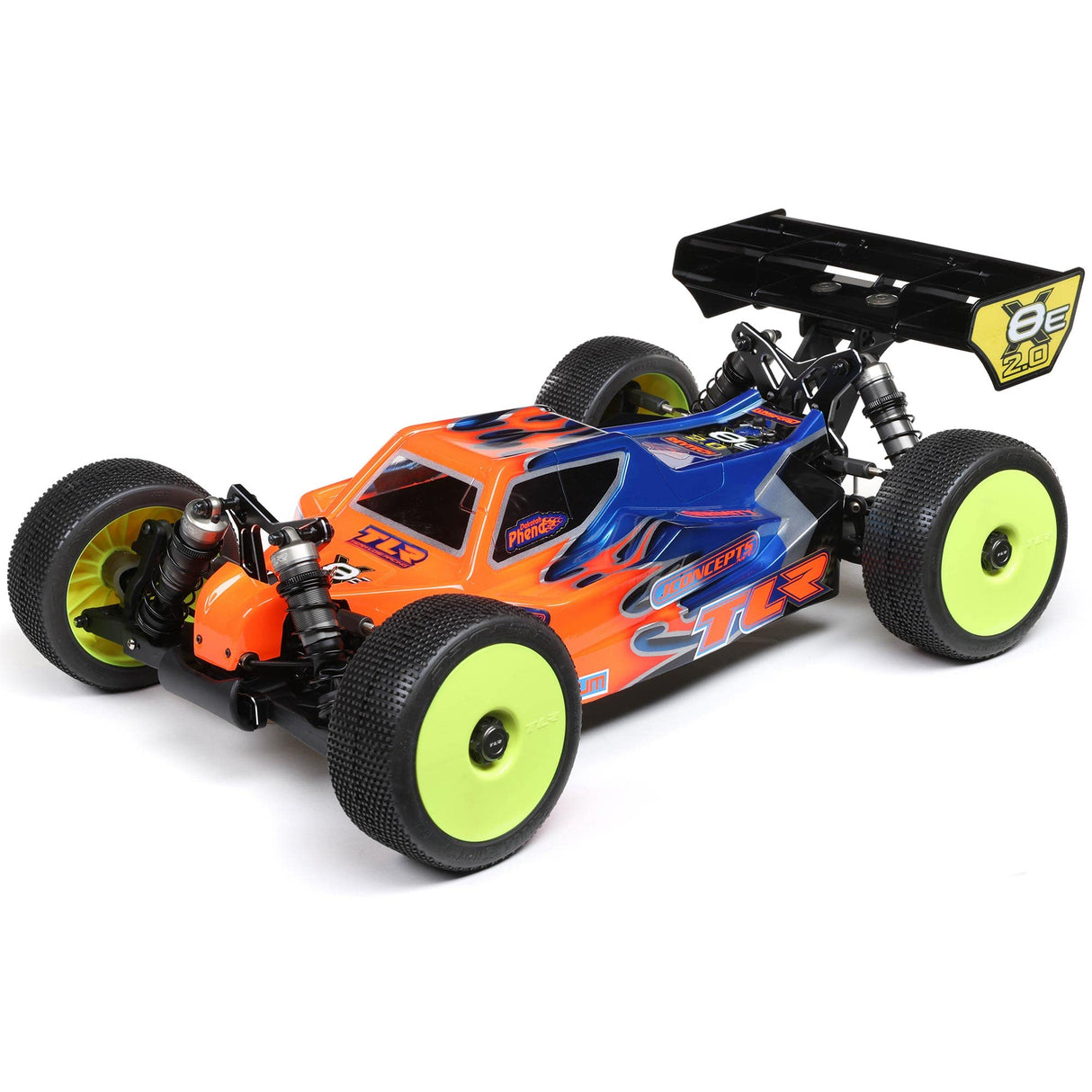 LOSI Team 8IGHT-X/E 2.0 Combo 4WD 1:8 Nitro y Electric Race Buggy Kit