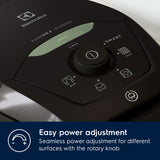 Electrolux PD82-GREEN Aspiradora con bolsa, potencia máx. 600 W, sistema de aspiración AeroPro, 2 cepillos, accesorio 3 en 1, color negro