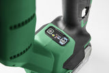 HiKOKI Grapadora de batería – 18 V, 13-40 mm, ion de litio, luz LED, ajuste de profundidad sin herramientas, accionamiento por resorte neumático, motor sin escobillas, disparo conmutable, incluye 2