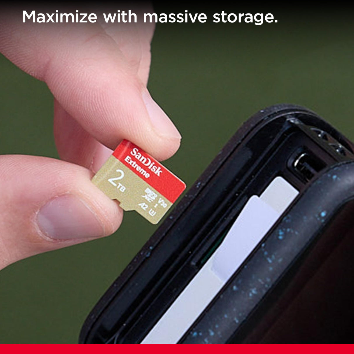 SanDisk Extreme Tarjeta Micro SDXC 2TB + SD Adaptador (para Cámaras de acción, Drones, Smartphones, Velocidad hasta 240 MB/s, 4K UHD, RescuePRO Deluxe, UHS-I, U3, V30)