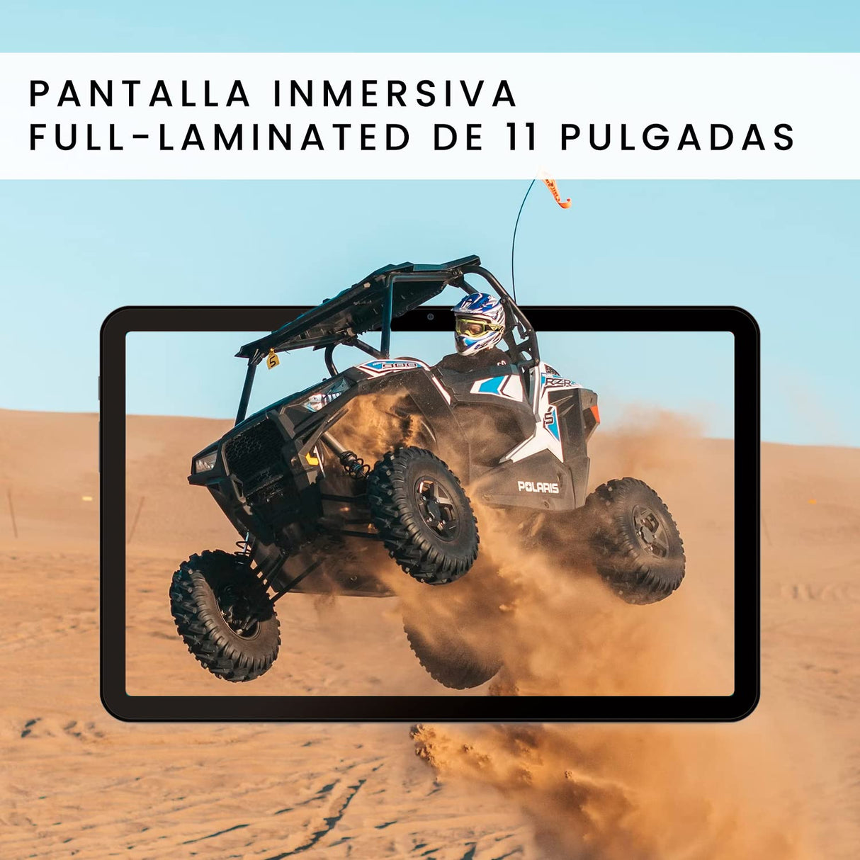 SPC Gravity 4 Plus – Tablet 11” Full Laminated, Octa-Core 2GHz, 8GB RAM, 128GB Almacenamiento, diseño Ultrafino con 4 Altavoces, 7.000 mAh batería, rápido WiFi 5, Android 12 – Color Magnetic Black