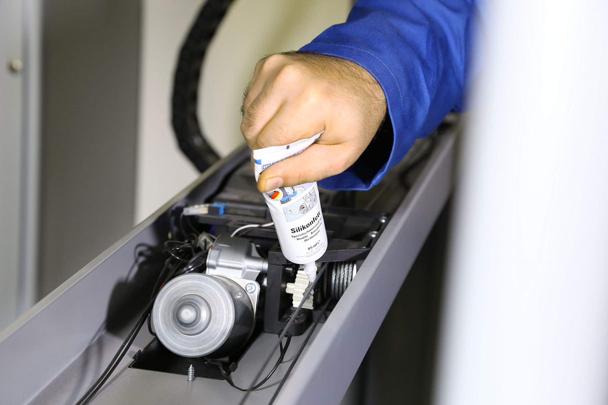 WEICON Grasa de silicona HV 25 kg, Grasa de silicona apta para válvulas, accesorios y juntas, Grasa lubricante transparente