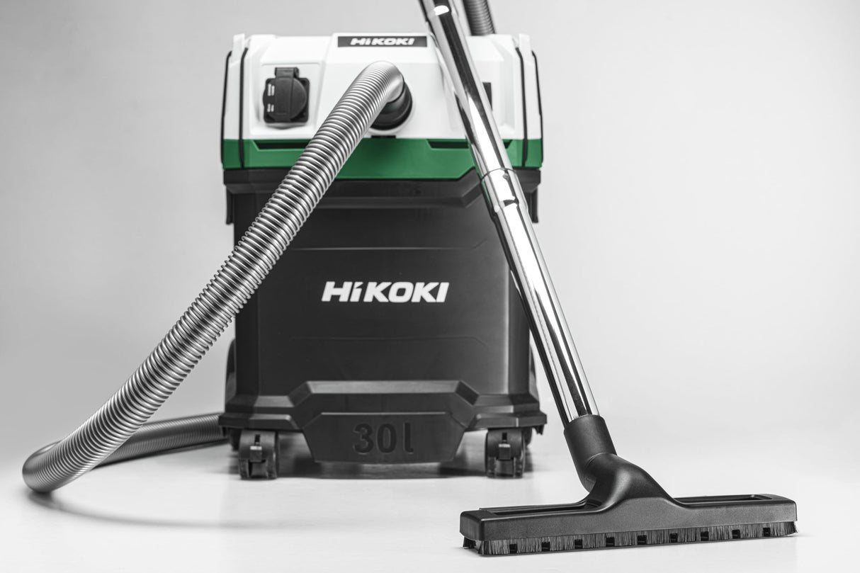Hikoki RP300YLWAZ - Aspirador en seco y húmedo, Multicolor, 1200 W, 30 litros