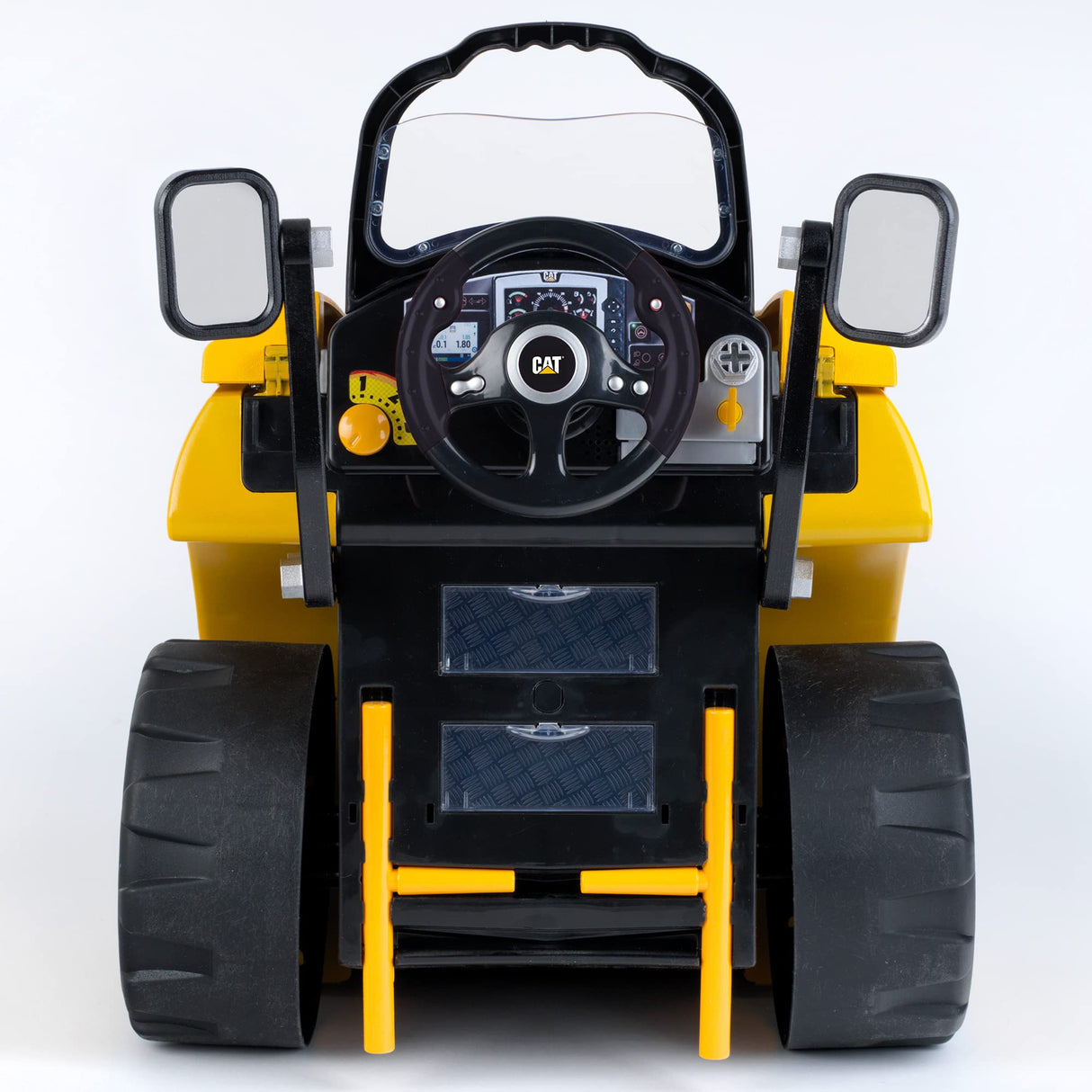 Theo Klein 3206 Motor de camión CAT, Bloque de motor con funciones de reparación instructivas, Faros y bocina a pilas, Dimensiones: 44 cm x 40 cm x 52 cm, Juguetes para niños a partir de 3 años