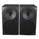 Woxter Dynamic Line 410 BT –Altavoces estéreo 2.0 150W de Potencia,Bluetooth, Madera, Woofer de 4 Pulgadas, 2 Tweeter, 3.5 mm, RCA, Control Volumen, Agudos, Graves, Bookself Speakers, Color Negro