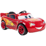 Huffy Disney Cars Lightning Mcqueen Coche eléctrico para niños 3-5 años - Coche 6v con Luces de Trabajo y Sonido