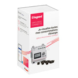 Legrand 199119 Drivia with Netatmo - Pack de ecocontador conectado con 3 tores cerrados 80A - Embalaje BTC - Gris