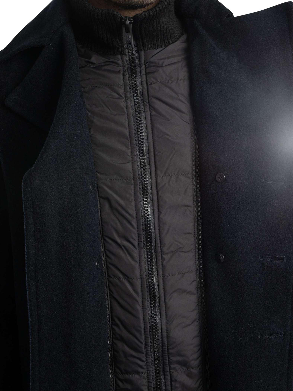 Schott NYC CYCLONE2, Chaqueta, Hombre, Azul Marino Oscuro, M