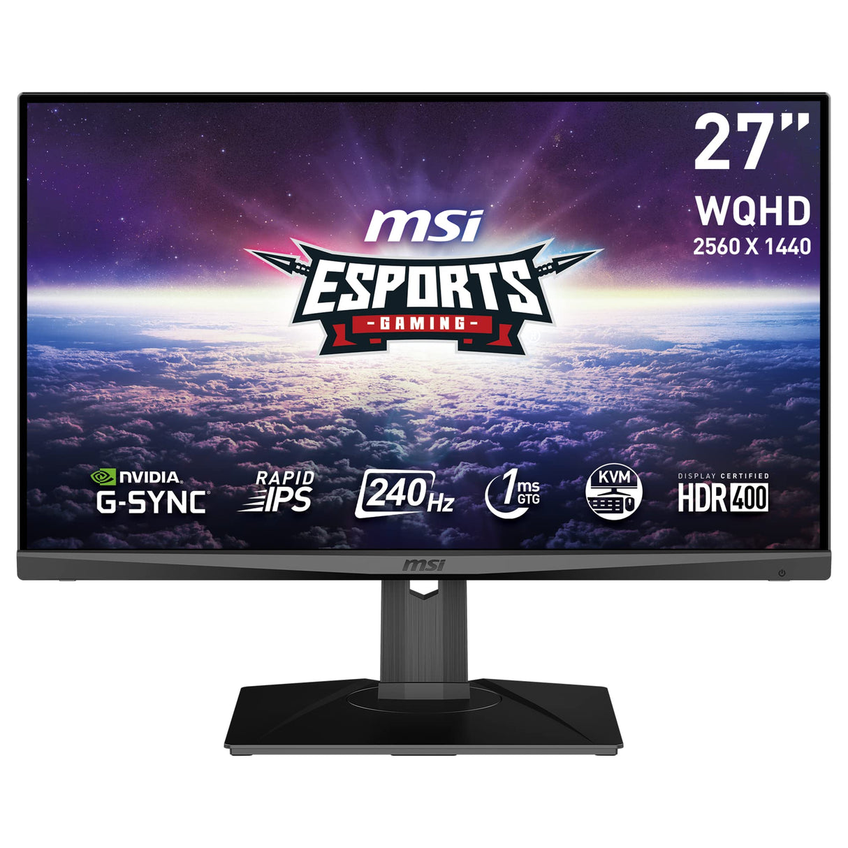MSI Monitor MAG274QRX 27" Plat, WQHD/240 Hz