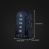 Razer Rogue v3 - Mochila para laptop de 16 pulgadas: exterior resistente al desgarro y al agua, bolsillo lateral de malla para botellas de agua, compartimento dedicado para laptop, se adapta a