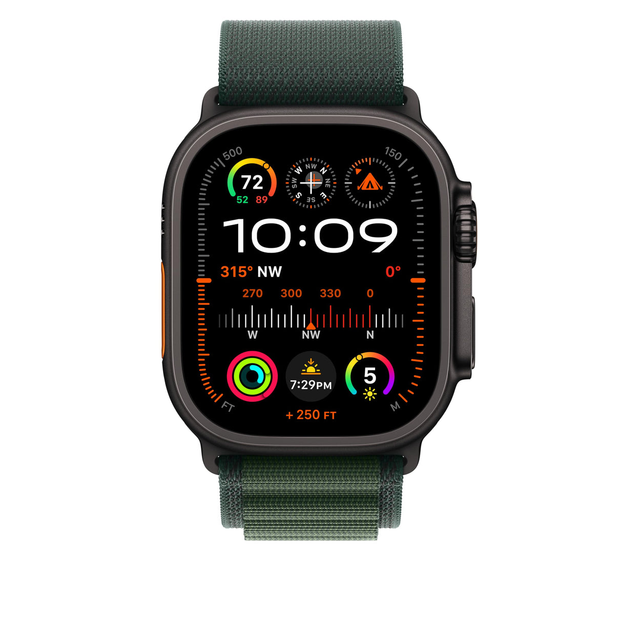 Apple Watch Band - Correa Loop Alpine - 49 mm - Dark Green - Talla S