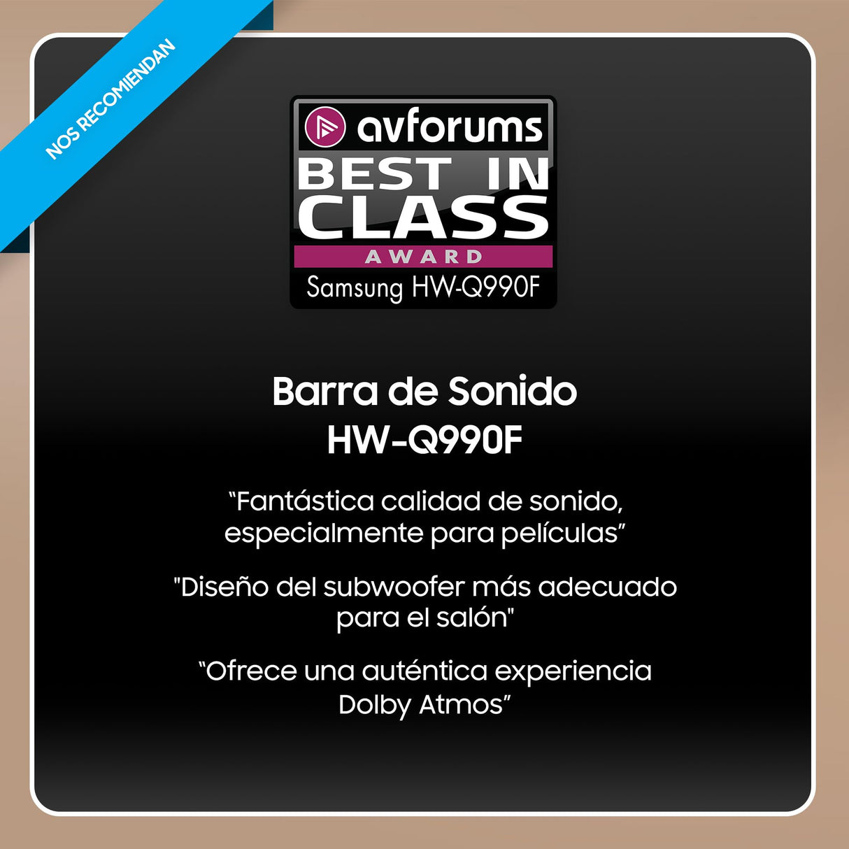 SAMSUNG Barra de Sonido HW-Q990F/ZF 2025 - Dolby Atmos inalámbrico, Q-Symphony,11.1.4 Canales, SpaceFit Sound Pro y Compatible con asistentes de Voz