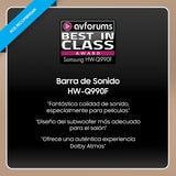 SAMSUNG Barra de Sonido HW-Q990F/ZF 2025 - Dolby Atmos inalámbrico, Q-Symphony,11.1.4 Canales, SpaceFit Sound Pro y Compatible con asistentes de Voz
