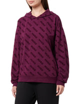 HUGO VLOCKY_Hoodie Loungew_Sudadera, Medium Purple510, L para Mujer