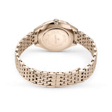 Swarovski Reloj Attract, Brazalete de metal, Blanco, PVD tono oro