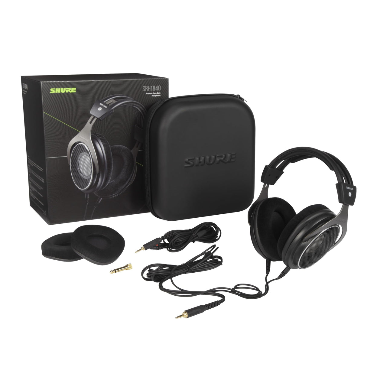 Shure SRH1840 - Auriculares Profesionales, Cerrados, Gama Alta - Negro