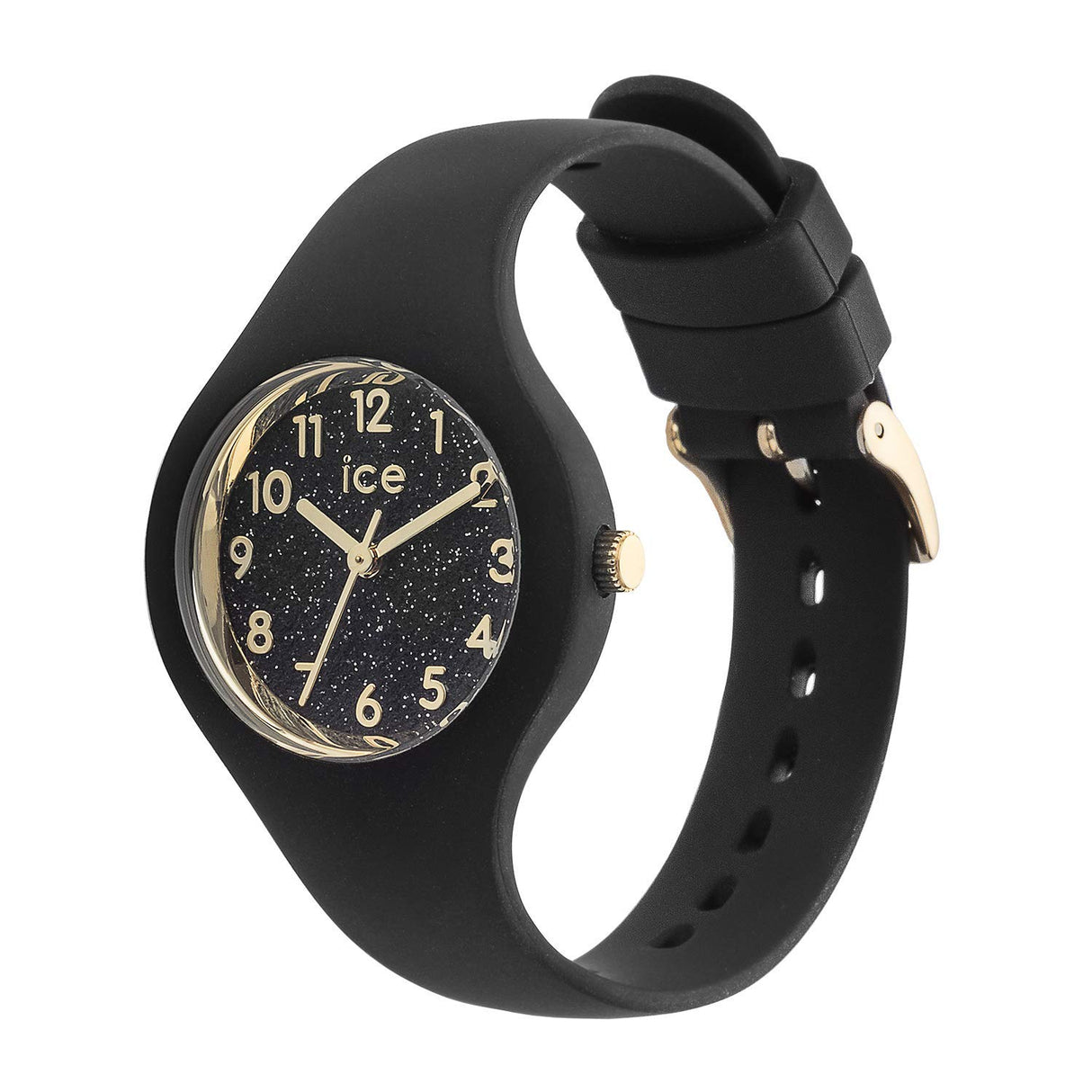 ICE-WATCH Ice Glitter Reloj para Mujer Analógico de Cuarzo japonés con Brazalete de Silicona IC015347