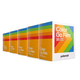 Polaroid Go Color Film - 80 Fotos - 5 Paquetes Dobles de película a Granel (6205) - Solo Compatible con cámara Polaroid Go, Multicolores (Película de Color), 10 Pack (80 Fotos)