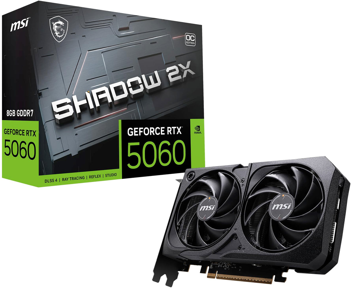 MSI GeForce RTX 5060 8G Shadow 2X OC