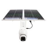 PNI Cámara de videovigilancia en Vivo PTZ IP60 con Panel Solar, 2MP, gsm 4G, Ranura SIM