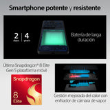 Sony Xperia 1 VIII - Pantalla OLED HDR FHD+ de 6,5" 19,5:9 120Hz, Triple cámara con Nuevo teleobjetivo, Xperia AI, Batería 2 días, Audio 3,5 mm, Dual SIM, Plata Iolita