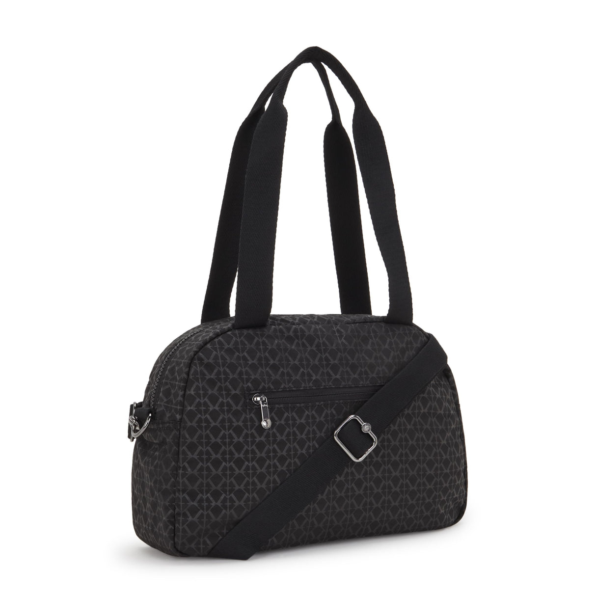 Kipling Cool Defea Bandolera Mediana, Signature Emb (Negro)