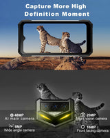 DOOGEE S89 Pro Móvil Resistente 12000mAh, 8GB + 256GB, Cámara Triples 64MP+Visión Nocturna 20MP, 6.3 FHD+, IP68/IP69K 4G Telefono Móvil Android 12, OTG/NFC/GPS, Carga Inalámbrica