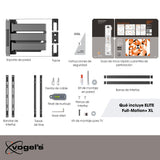 Vogel's Elite TVM 5845 Soporte TV Giratorio y Ultrafino para TV de 55 a 100 Pulgadas, Peso máx. de 55 kg, Gira hasta 180°, Soporte de TV Full-Motion, Máx. VESA 600x400, Compatibilidad Universal