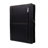 iCarryAlls Cartera de Piel con Cremallera y Soporte extraíble para Tableta, Funda Padfolio para Tablet con Soporte Compatible con iPad Pro 12.9 2020 y 2018, 13.8 x 13.8 x 11 Pulgadas