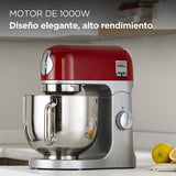 Kenwood kMix KMX750RD Robot de Cocina 5L 1000W Rojo